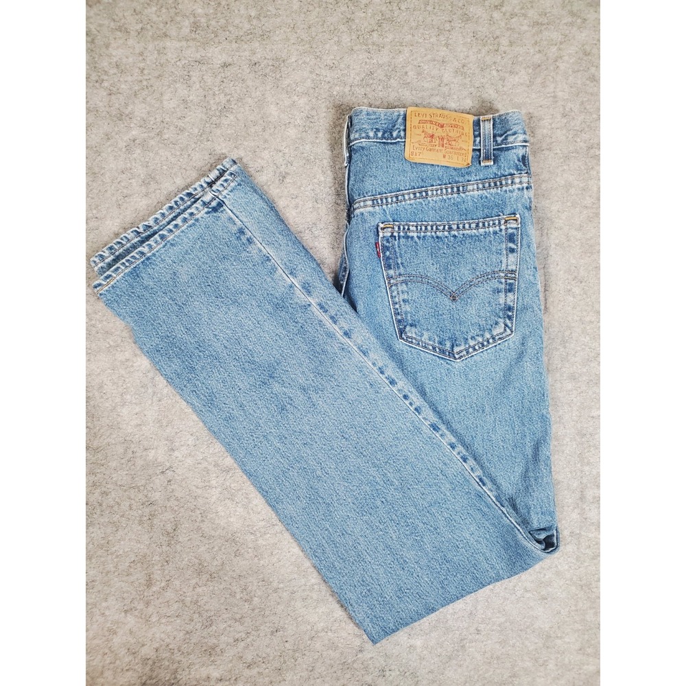Vintage Levis 517 Jeans Men 36x34 Blue Denim Bootcut Medium Wash 2001 Cowboy Y2K